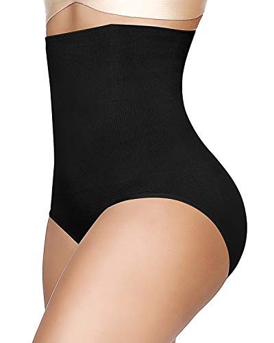 Body Shaper for Women,High Waisted Tummy Firm Control Panties Slimming Waist Shapewear(Black, X-Large/XX-Large)