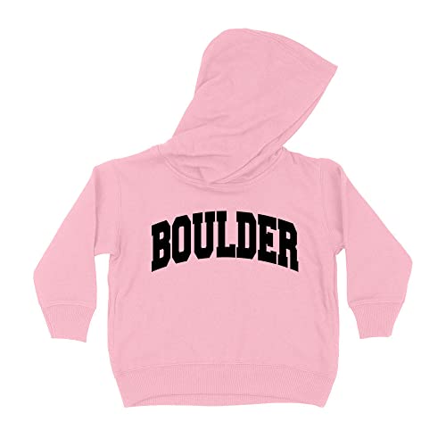 Boulder Collegiate Kids Hoodie Sweatshirt Toddler 5T Light Pink