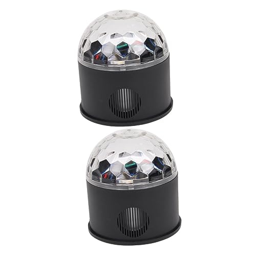 FAVOMOTO 2 Piezas Proyector LED Iluminación Dj Luces Giratorias Para Discoteca Luz De Fiesta...