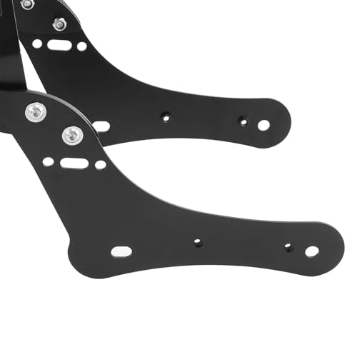 Porte-bagages sissy bar Vulcan S en acier renforcé finition noir mat premium