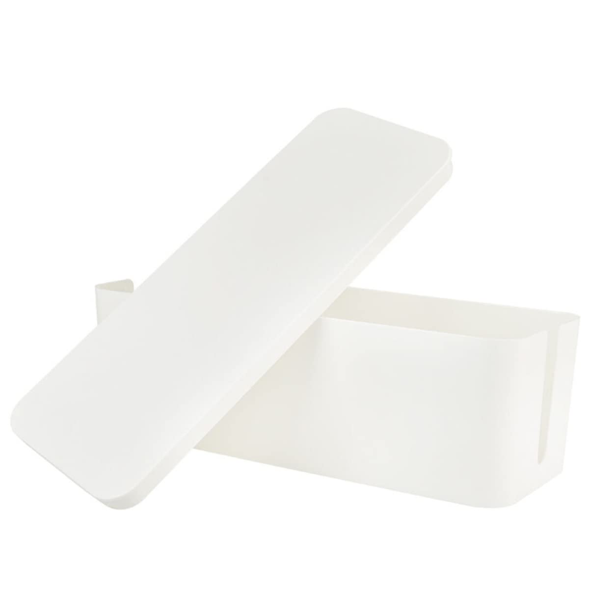 Porta Striscia Dimensioni Coperchio Gestione Alimentazione per Presa Cavo Ufficio E Cavo di Plastica Bianco Filo Casa Custodia Organizer Protezione Custodia Sovratensione