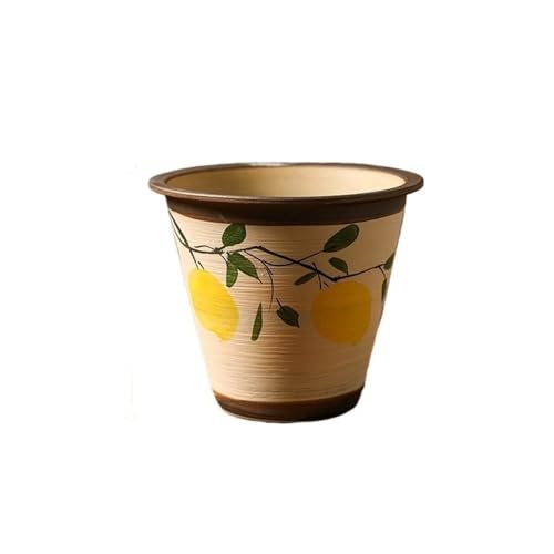Pots de fleurs en céramique d'intérieur grand format faits main - 2