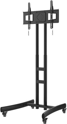 Soporte móvil para TV con ruedas y almacenamiento miniatura 3