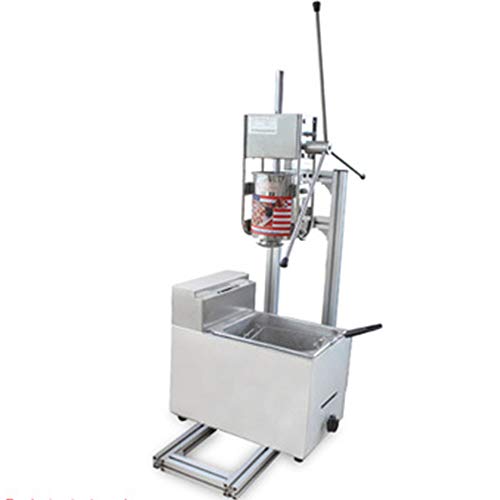 CGOLDENWALL Churros Maker Spanische Herstellungsmaschine mit Churros-Fritteuse aus Edelstahl und 3 l Material Hopper, 6… – Bild 3