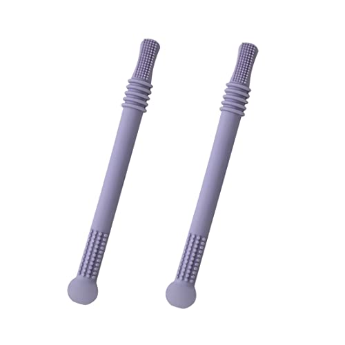 2er-Pack Baby-Beißringe, Baby-Kauspielzeug, weiche Silikon-Beißringe für Babys von 0 bis 12 Monaten, BPA-freies sensorisches Spielzeug für Kleinkinder, Unisex beißröhrchen baby Cover