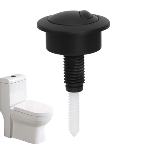 Pulsante cisterna per WC | Sostituzione del pulsante a doppio scarico resistente e durevole | idraulici per serbatoio 'acqua, compatibile con modelli standard
