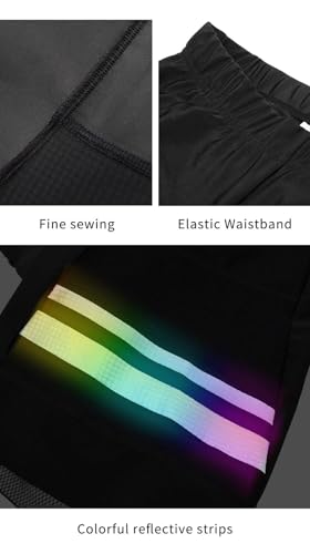 Image of Lista Men's Cycling Shorts 3D Padded Breathable Colorful Reflective Sports Elastic Road Bike Anti-Slip Tights