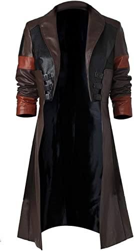 Cosplay Gamora femme avec veste en cuir longue pour déguisement Halloween adulte