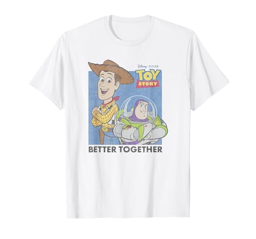 T-shirt Toy Story Buzz Woody vêtement graphique Pixar imprimé pour adulte