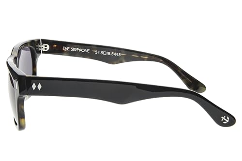 Tres Noir Eyewear Co. Sixty-One Medium - Large Sunglasses (Black & Blonde Tort)3