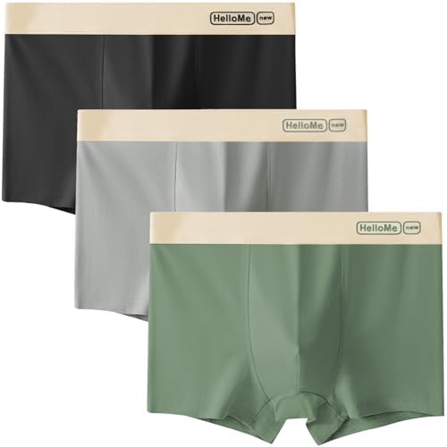 （07:30時点） [Kaiyas] ボクサーパンツ メンズ パンツ 下着 前閉じ 4枚組 普通より3サイズぐらい小さい 綿 可愛い 肌着 抗菌防臭 オールシーズン 男性用 着心地(4XL 3枚組-E)