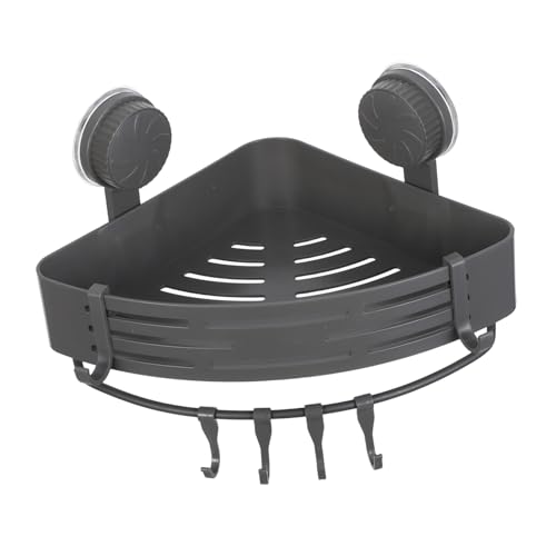 Cesta triangular doble capa para ducha ULTECHNOVO que ordena tu baño gris 2