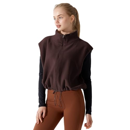 Gilet chaud pour femme avec col montant pour stopper le vent et rester active en hiver