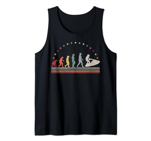 Regali di evoluzione retrò per il tuo hobby evoluzione del jet ski retrò per i tuoi uomini, marito, nonno o zio. Ottimo regalo per hobby per partner, amici e papà per la festa del papà o Natale. Divertente regalo per la festa del papà per gli appassionati di sport acquatici e moto d'acqua.
