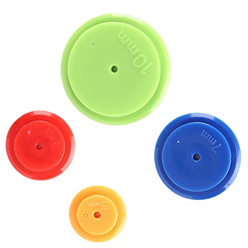 La Mejor Lista de Herramientas para calcar Top 5. 43 4 Ruedas de Calco, 4 Tamaños Diferentes, Juego de Marcadores de Admisión de Costura, Bricolaje, Colorido, Plástico, Redondo, Rueda de Calco, Herramienta de Manualidades para