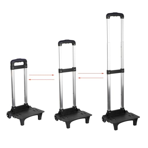 Carretilla de mano plegable compacta estilo mochila 2 ruedas miniatura 7