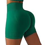 MODSGUE Kurze Sporthose Damen Sommer Hoher Bund Radlerhose Shorts Panties Blickdicht Leggings High Waist Shorts Elastisch Unterhosen Fitness Boxershorts
