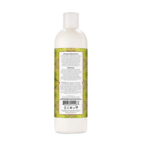 Nubian Heritage Body Lotion Indian Hemp & Haitian Vetiver for All Skin Types Made with Fair Trade Shea Butter, 13 oz - Image 3