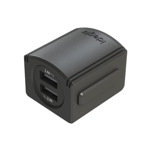 idegia DC12/24V�W���C���g�\�P�b�g �o��4.8A��USB�d��(USB-A)USB-A 2�|�[�g�^�C�v ���� �A��USB X-274