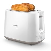 Philips Viva Collection Tostapane, 2 Fette, 8 Impostazioni, Scongelamento e Scalda Brioche...