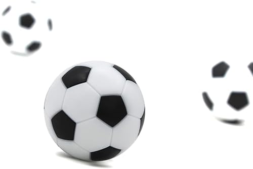 Miniatura 5 de Pelotas de futbolín de 1.260 in, 16 unidades, mini balones de mesa oficiales, color negro