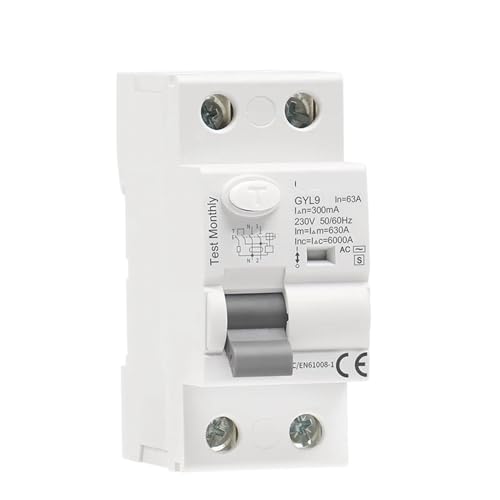 Disjoncteur électromagnétique AC-S 2P 40A 100mA GYL9 de type retard - 3