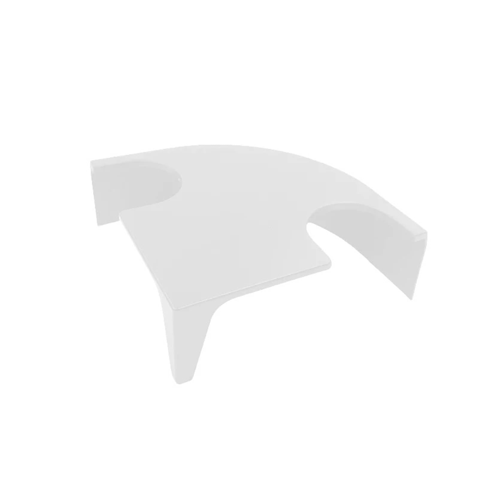 QuxetlRyz Aquarium Tunnel Decoration Fish Tank Bottom Corner Tunnel Two Entrances Stable Shrimp Hideaway Decor For Lizard Hermit Crab Nest(White)