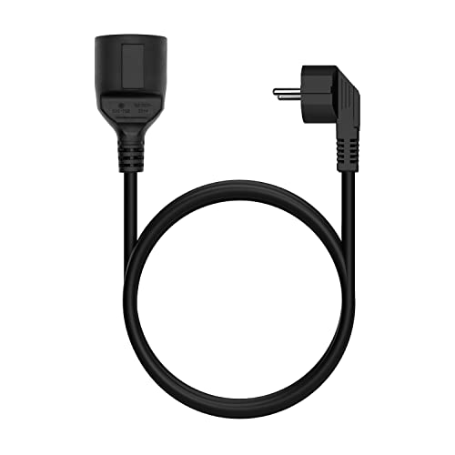 Aisens Cable Alargador De AlimentaciÃ“N A132-0601 CEE7 Macho CEE7 Hembra 3M Negro - 3