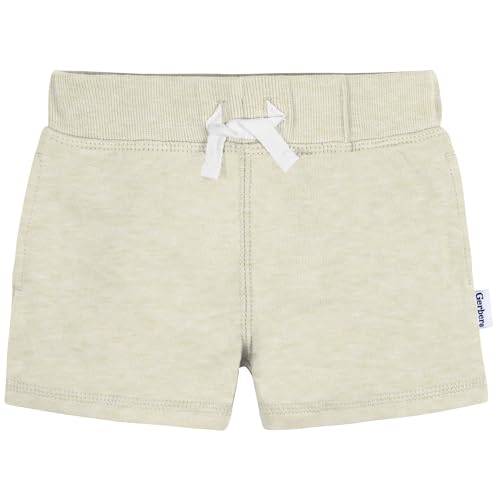 Image of Gerber Baby Boys' 3-Pack Pull-on Knit Shorts