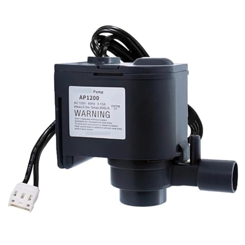 Bomba De Agua For Máquina De Hielo AP1200 AC120V Compatible Con Máquinas De Hielo HZB-30F, HZB-38F, HZB-32, HZB-45, HZB-65, HZB-90, HZB-120 Y HZB-160.