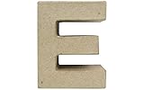 PA Paper Mache 4' Letter E Kraft