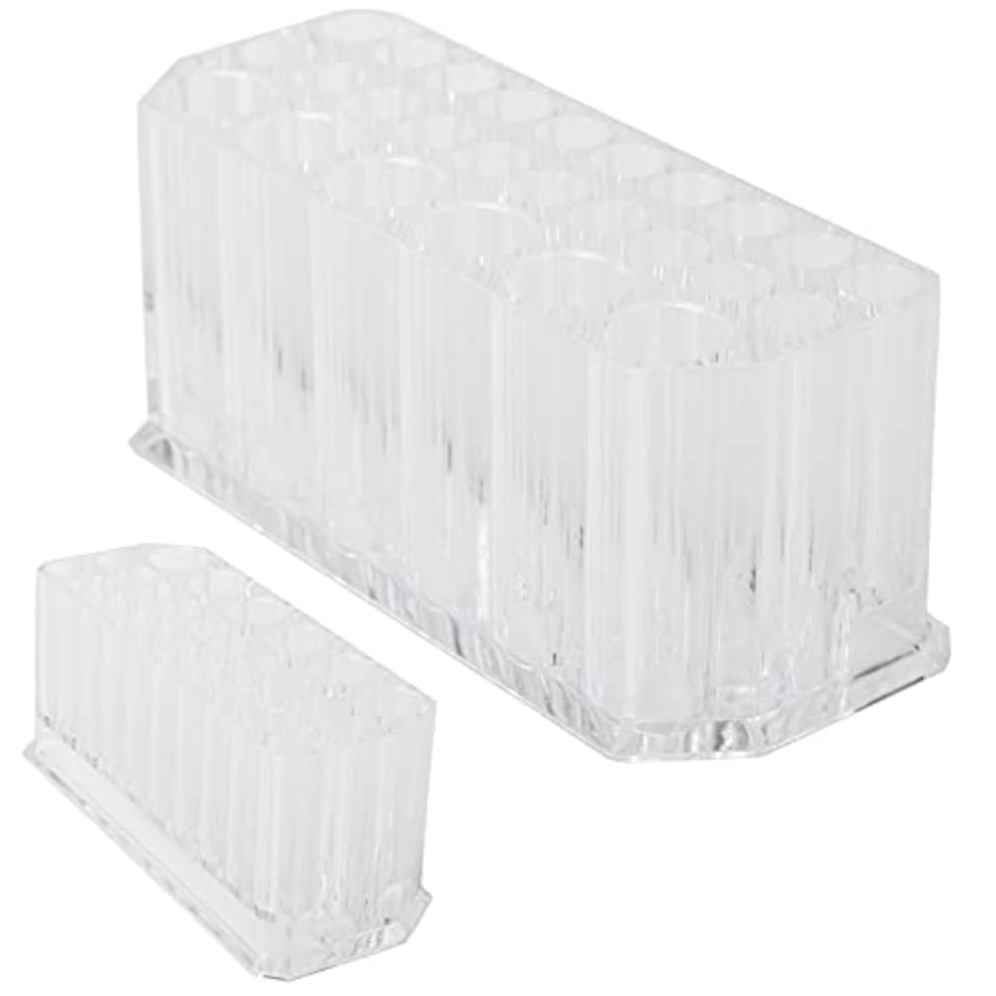 Lightweight 26-Space Cosmetic Brush Storage Organizer