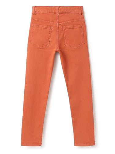 Image of Tales & Stories Boys Slim Fit Denim Jeans | 5-Pocket Stylish Mid-Rise Pants| Durable Cotton Denim Lycra with Button Closure | Casual Wear