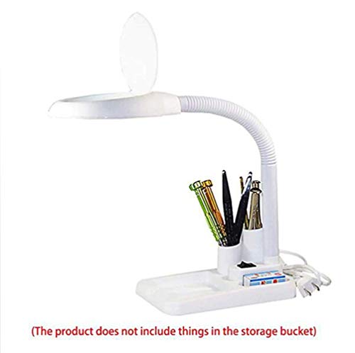 Loupe éclairée portable réglable avec lampe de table YSJNGF - 7