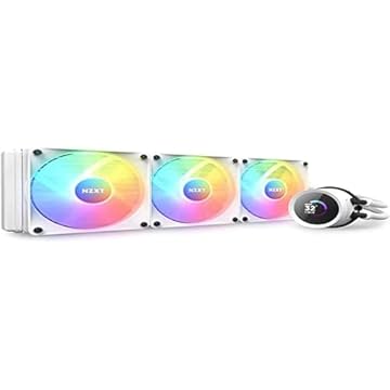 Water Cooler NZXT Kraken 360 RGB - 360mm 1.54in. Display, RGB Controller e RGB Fans Branco