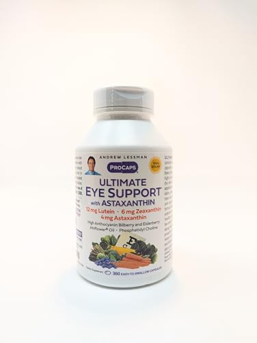 Image of ANDREW LESSMAN ProCaps Ultimate Eye Support Astaxanthin 12 mg, 360 Softgels