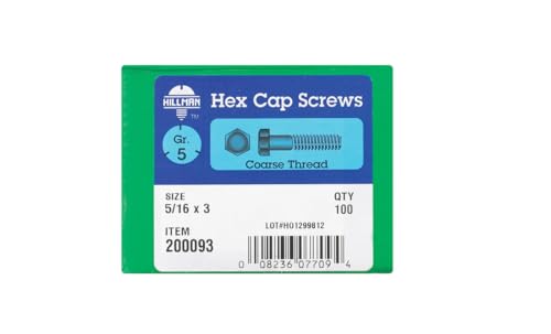 Vis à tête hexagonale 5/16-18X3 pour stopper le jeu dans vos assemblages