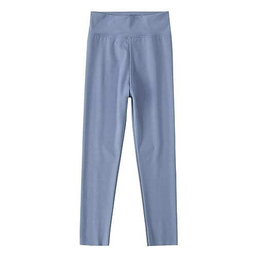 Girls Sport Leggings Pants Soft Comfy Elastic Waisted Pants Jogger Yoga Running Sweatpants Solid Color Casual Trouser