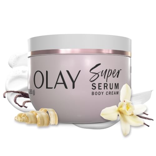 Olay Super Serum Body Cream for Dry Skin, 24hr Long Lasting Hydration, 5+ Ingredient Serum Complex...