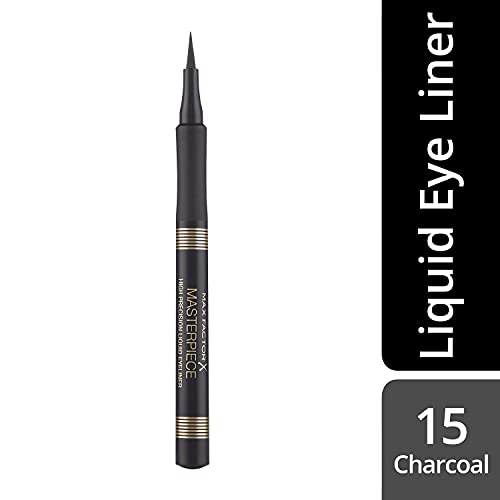Max Factor Masterpiece High Precision Liquid Eyeliner, 1 ml, Charcoal - Image 4
