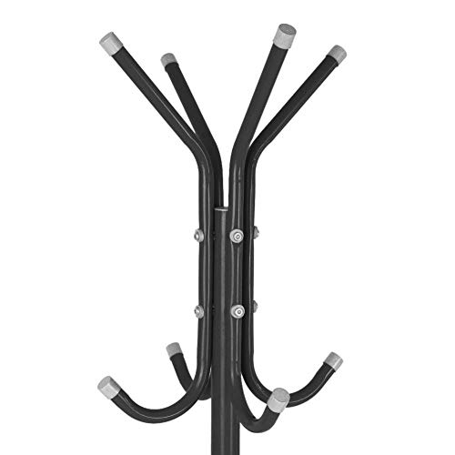 Ejoyous-Standing-Coat-Rack-10-Hooks-Hall-Tree-Coat-Hanger-Holder-Home-Enterway-Tree-Clothes-Storage-Stand-for-Coat-Hat-Clothes-Scarves-Handbags-UmbrellaBlack Ejoyous Standing Coat Rack 10 Hooks Hall Tree Coat Hanger Holder Home Enterway Tree Clothes Storage Stand for Coat Hat Clothes Scarves Handbags UmbrellaBlack