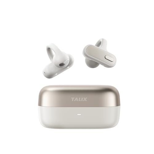 TALIX X8 Open Ear Clip-On Wireless Earbuds w/ AI ENC & Bluetooth 6.0 (White or Pink) - image 1