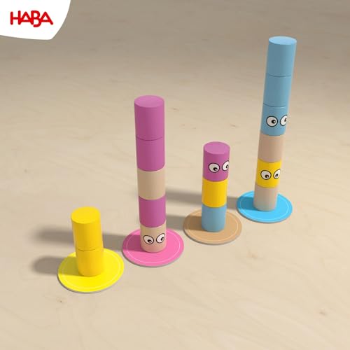 HABA Logic! Games Amandas Alpakas – Sortierspiel aus hochwertigem Holz, inspiriert vom beliebten App-Spielprinzip, Knobelspaß für Kinder ab 7 Jahren – 2011825001