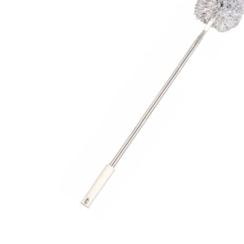 Espanador com cabo retrátil longo, espanador de penas de microfibra com haste extensível, espanador