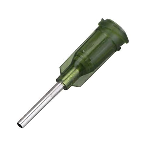 Kosiy Luer Lock Blunt Needles Dispensing Syringe Needle Tips 1/2" 14Ga 100 Pieces Cover