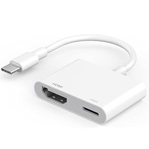 Apple USB-C auf HDMI 4K @ 60Hz Adapter mit 100W PD Ladeanschluss für iPhone 16 15 MacBook Pro Air iPad Pro, Typ C Digital AV HDMI 2.0 Kabel kompatibel mit Samsung Galaxy S25, Pixelbook, XPS Mehr