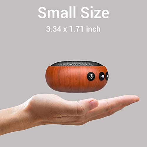 Soundme Small Sound Machine Brown Noise Machine 30 Soothing Natural Sounds Rain Fan Pink White Noise Machine For Baby Kids Adults With 36 Volume Control Powered By Ac Or Usb Sleep Timer Wood Grain #TOP4