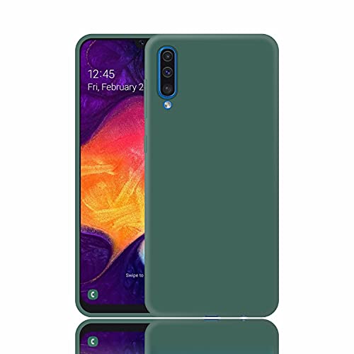 Image of Case Creation Luxurious OG Series for Samsung A30s Case Cover,Anti-Dirty Slim Case Frosted Matte Cute Candy TPU Raised Bezel (Splash of Color) Back Cover for Samsung Galaxy A30s -Wine Green