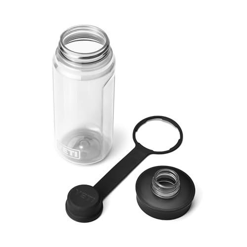 Image of YETI Yonder Water Bottle with Yonder Tether Cap, Lightweight, Leakproof and BPA-Free