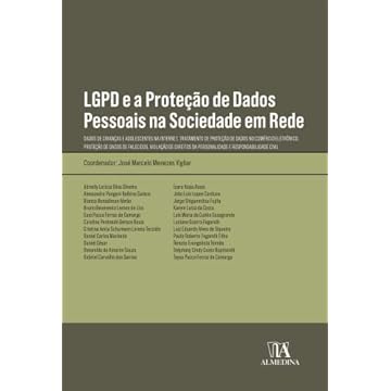 Capa do livro LGPD e a Proteção de Dados Pessoais na Sociedade em Rede: Dados de Crianças e Adolescentes na Internet, Tratamento de Proteção de Dados no Comércio ... da Personalidade e Responsabilidade Civil